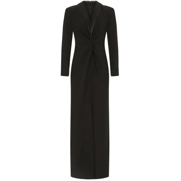 Lauren Ralph Lauren Black Zeenai Blazer Gown 12 - Picture 5 of 12